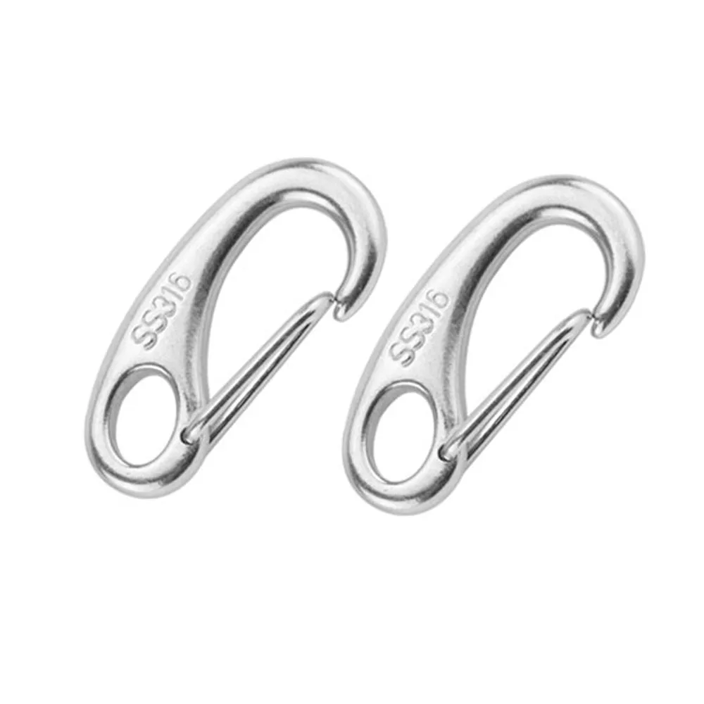 2 шт. пружинные зажимы из нержавеющей стали в форме яйца для лодок