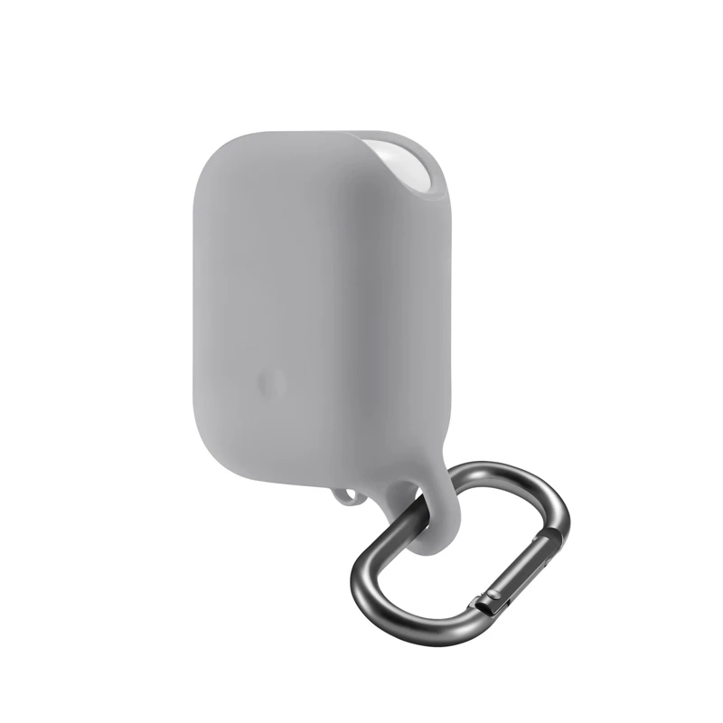 Gray Водонепроницаемый чехол для наушников для Airpods 1 2 чехол Модный мягкий полный защитный чехол для Airpods 2 Чехол Мягкий силиконовый чехол - Цвет: Gray