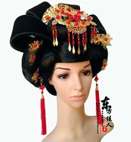 2014 new design tang empress hair set hair wig or hair accessory or full set wig accessories 3 options choose freely