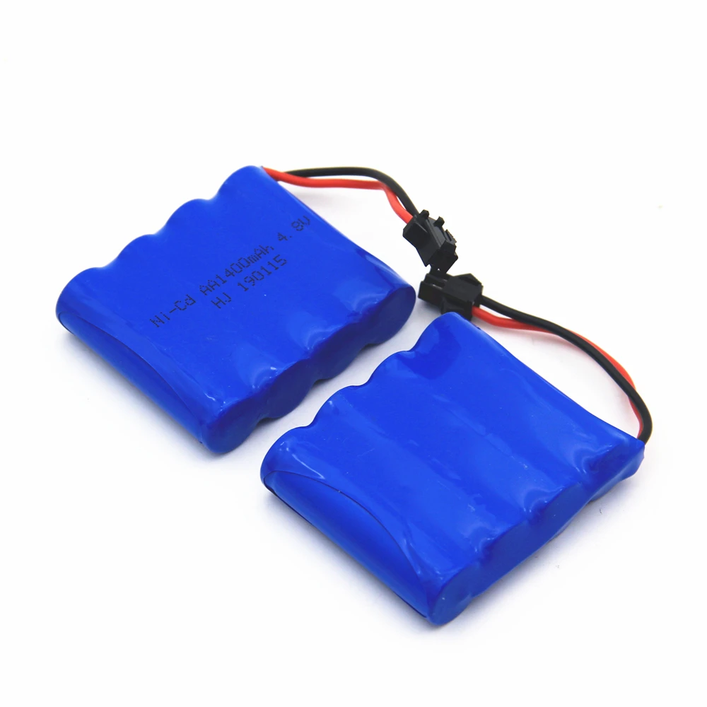 

Из 2 предметов высокого Ёмкость 4,8 V 1400mAh Ni-CD Батарея пакет Перезаряжаемые RC Ni-Cd SM 2Pin разъем AA Батарея игрушечный автомобиль