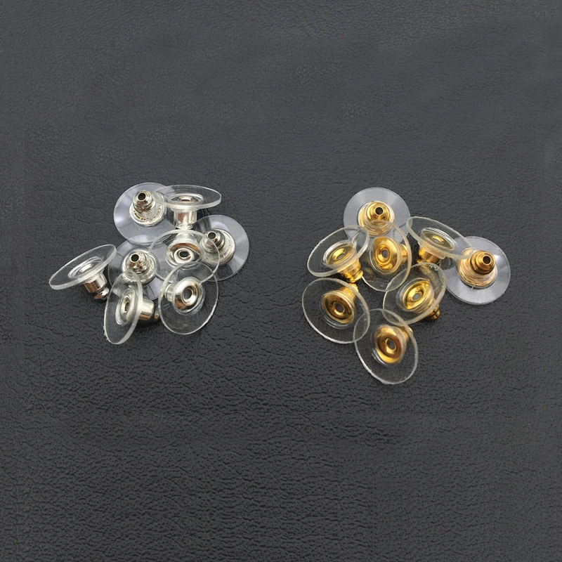 WIWI 50 Pcs/lot Plastic Earring Jewelry Back Plug Cap Lifters Earrings Backs Hooks Stoppers Ear Bead DIY Findings Accessories | Украшения и