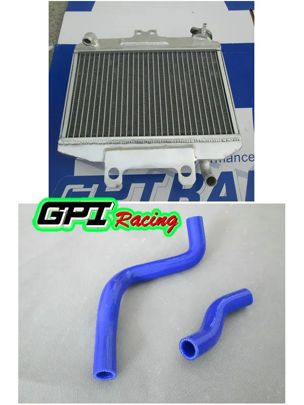 GPI алюминиевый радиатор + синий шланг для Honda CR250 CR 250 R CR250R 1997 1998 1999 97 98 99|Охлаждение