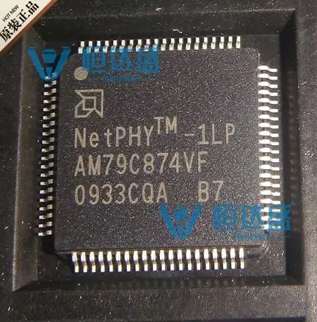 5 шт. AM79C874VF AM79C874 QFP80 малая мощность 10 / 100 - TX FX локальная сеть трансивер и |