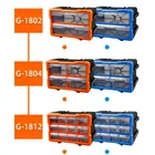 Ящик для комбинированных деталей, пластиковый ящик для хранения, винты, гайки, гвозди, ящик для классификации деталей