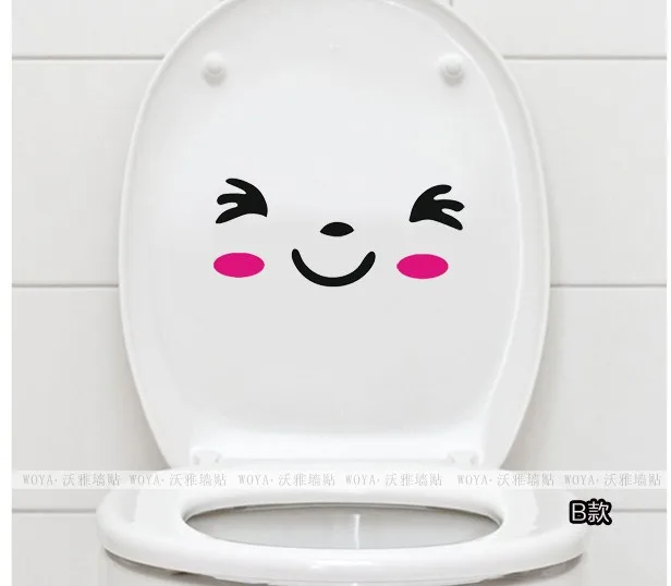 Toilet wall stickers toilet decoration free shipping | Дом и сад