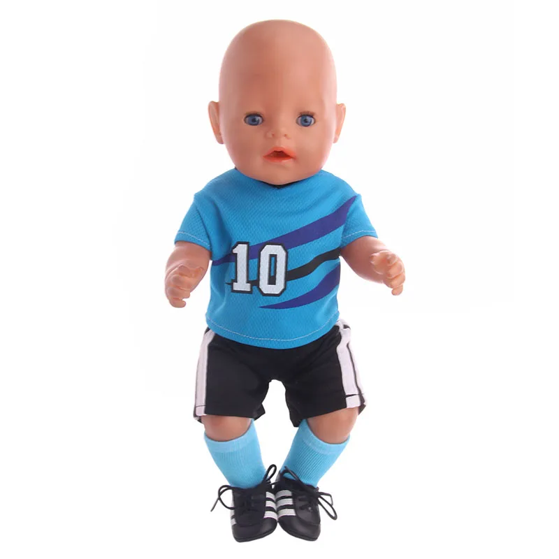 Flta новый футбольный игрок спортивная одежда подходит 43 см или 18 &quotЛоган кукла