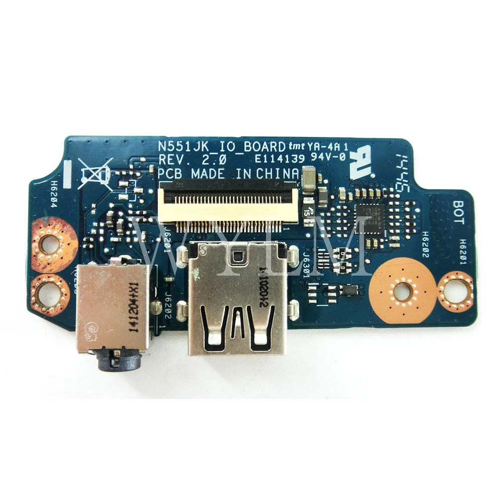 N551JK _ io_bd REV2.0 для ASUS N551J N551JM N551JQ N551JX G551J G551JK USB аудио плата Материнская ноутбука |