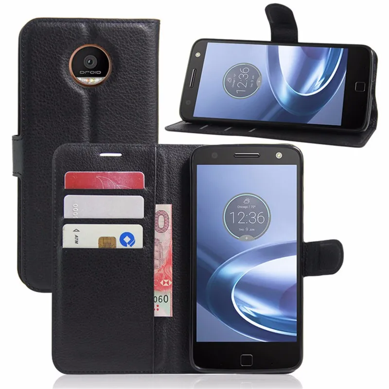 Для Motorola Moto Z Play чехол Роскошный PU кожаный чехол для Motorola Moto Z Play Droid защитный чехол-накладка для телефона