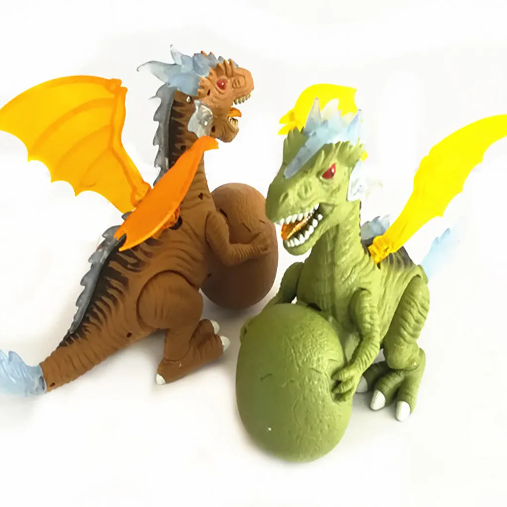 Электрические интерактивные ходячие игрушки динозавра для детей со звуком