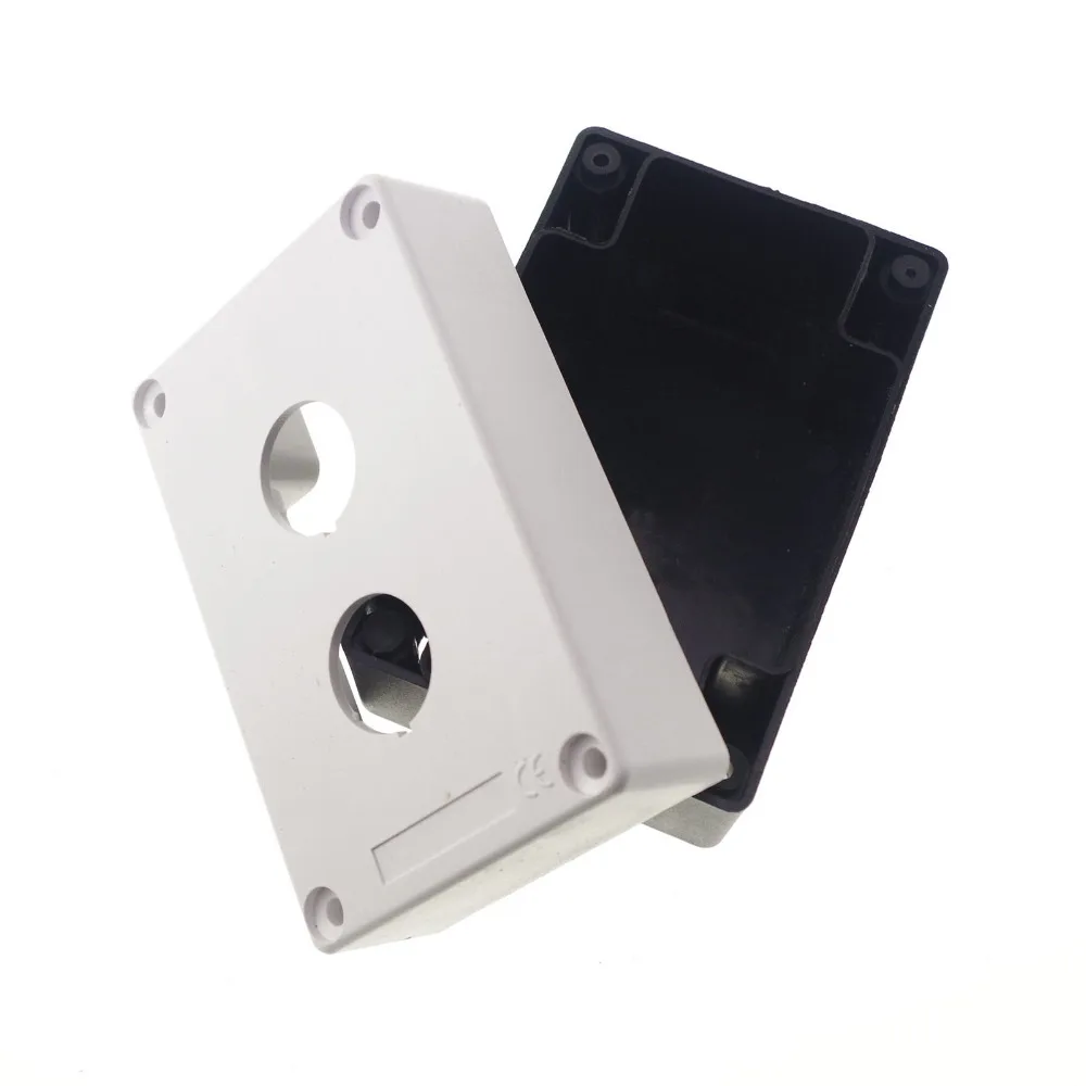 Кнопка управления 2 выключателя защитная коробка черный и белый отверстия |