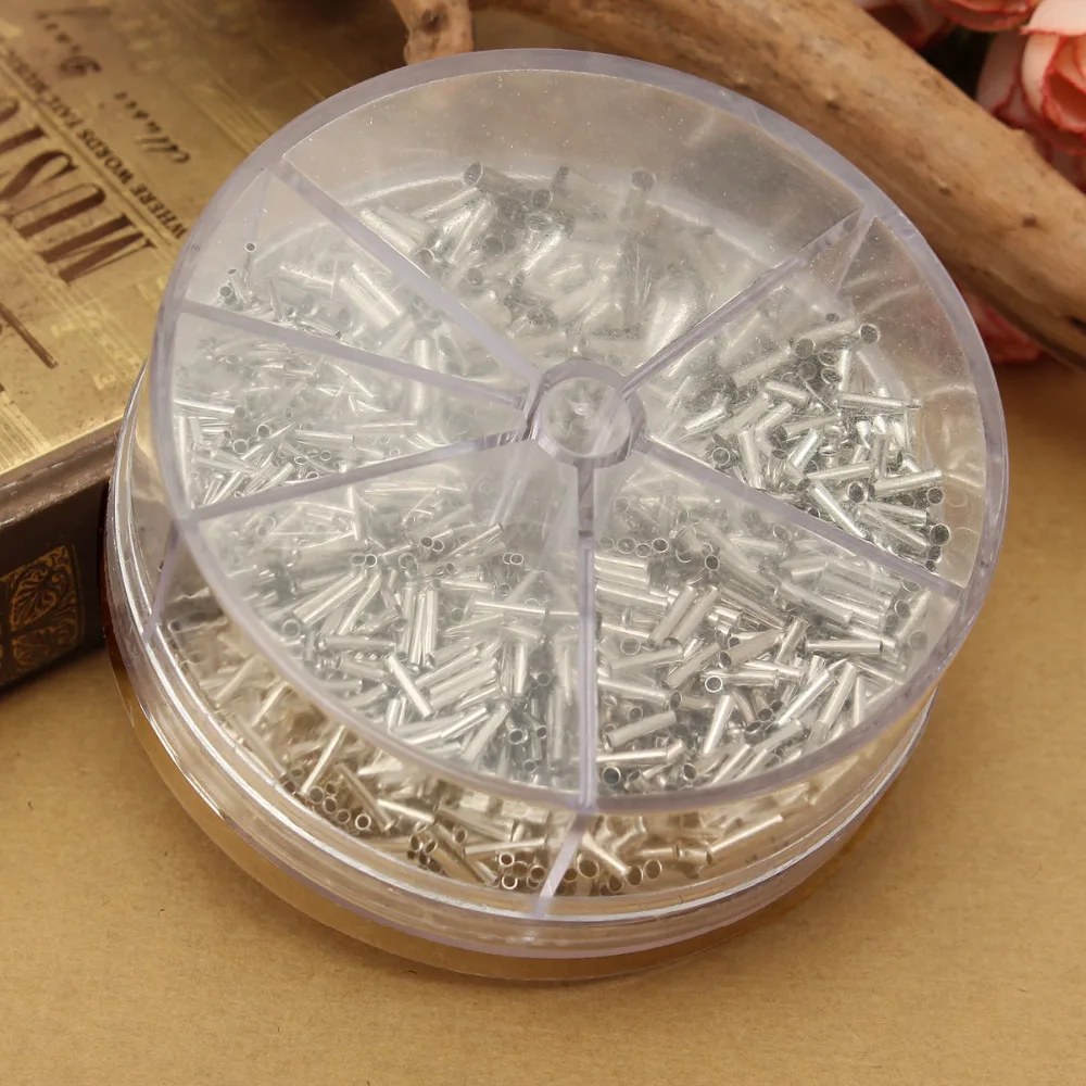 Круглая коробка 1900 шт. изолированный голой медный обжимной провод