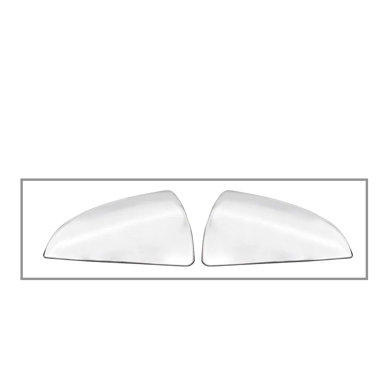 abs chrome 2pcs Автомобильные зеркальные Чехлы заднего вида, Корпус зеркала заднего вида, защита кромки, наружное украшение для Lexus UX200 UX250h UX260h - Цвет: abs chrome 2pcs