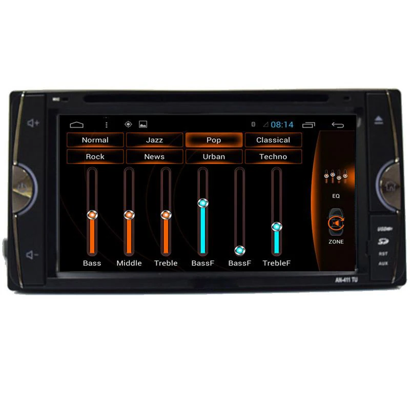 6 95 &quotАвтомобильный dvd плеер на основе Android с ТВ/BT GPS WIFI аудио Радио стерео
