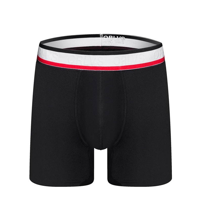 

ORLVS Men Underwear Boxer Cueca Boxer Cotton Underwear Boxers Shorts Breathable Panties Men Solid Boxer OR121