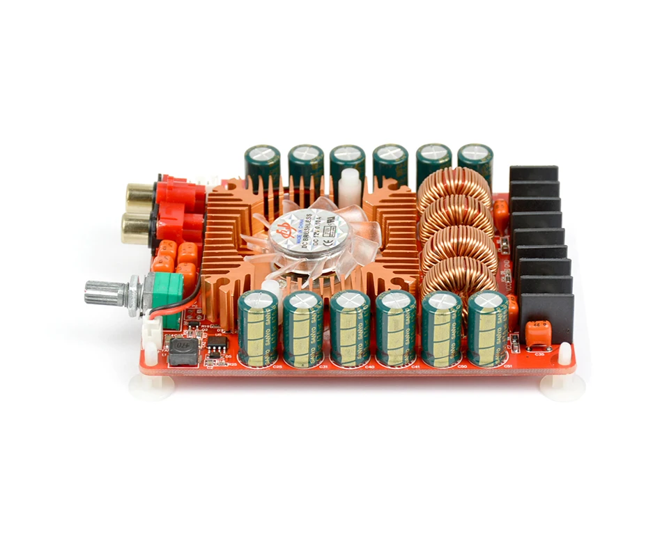 TDA7498E 160 Вт* 2 высокая выходная мощность цифровой усилитель доска двухканальный АУДИО стерео усилитель Поддержка BTL режим модуль с Чехол