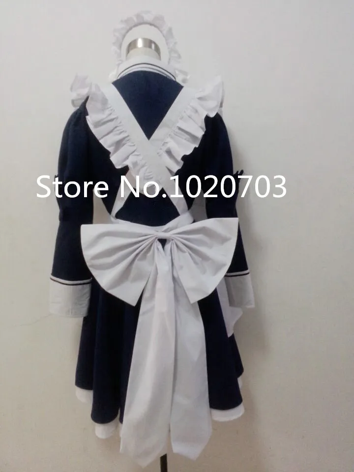 Косплей костюм горничной Tsuki ni Yorisou Otome no Sahou Kokura Asahi Sakurakouji Saika |