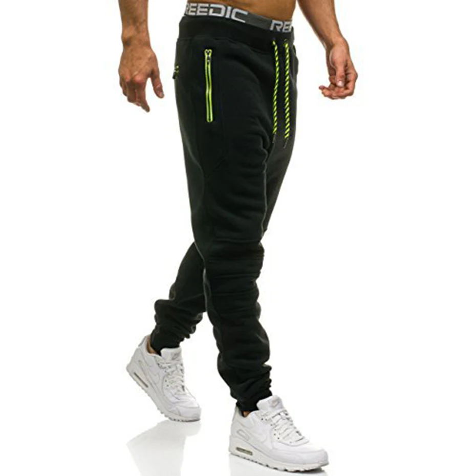 ZOGAA 2019 New Fitness Men Joggers Sweatpants Thin Gray Sportswear Jogger Pants Casual Gyms Bodybuilding Sweat |