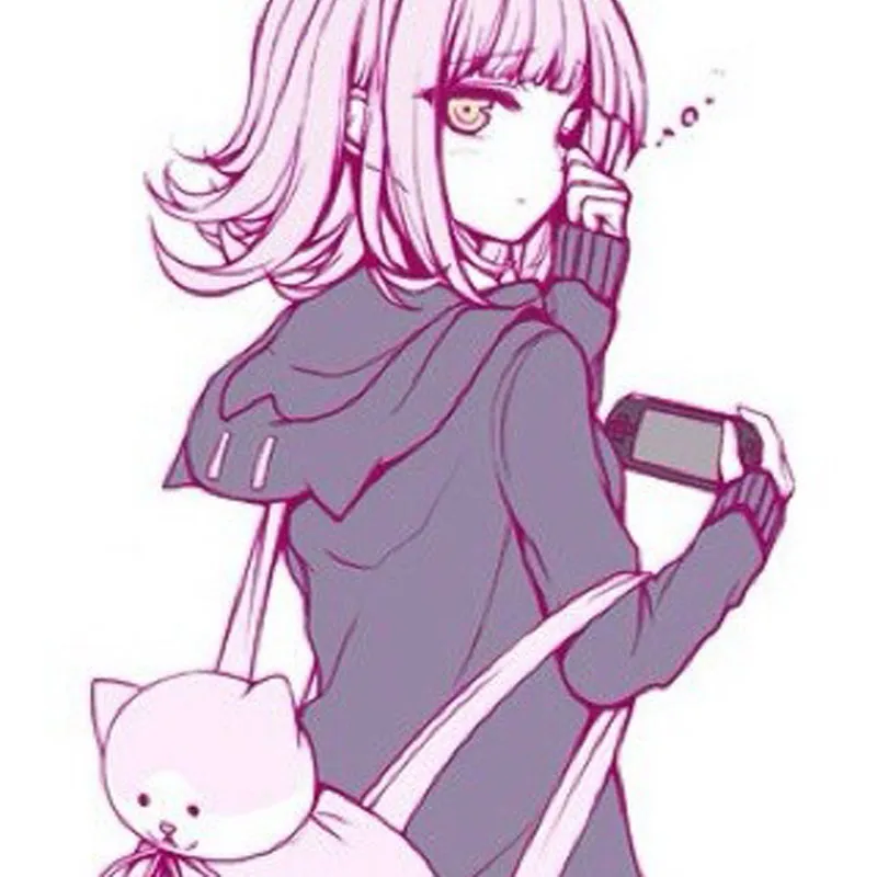Новый рюкзак Nanami Chiaki Cat Danganronpa Dangan Ronpa розовый с животными школьная сумка через