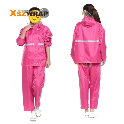 Impermeable Raincoat Women/Men Suit Outdoor Women Hood Motorcycle Reflector Camping Fishing Rain Gear Poncho | Автомобили и