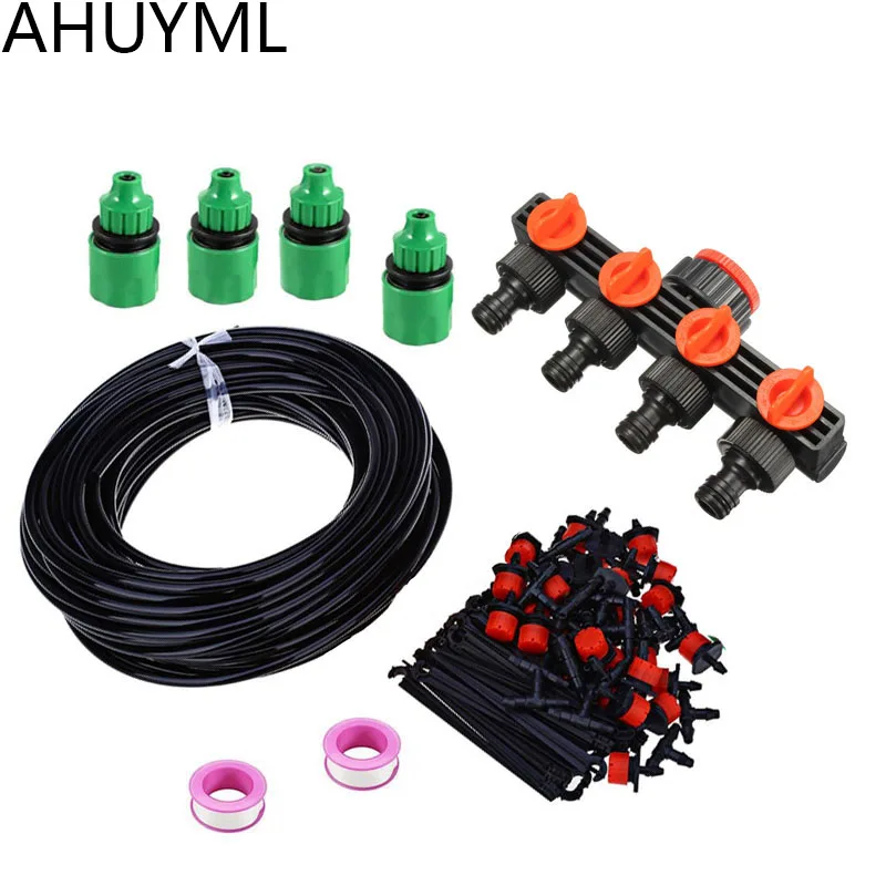 Мини капельная система DIY для сада 20 м/25 м/30 м 4 шт. автоматический комплект садовых