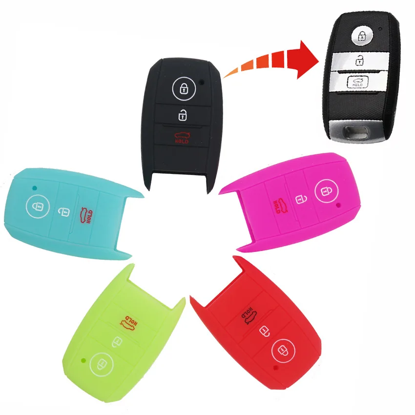 Для KIA K5 KX5 K3 K4 Carnival Shuma Ceed Rio 5 Cerato Forte Rio5 Optima защитный чехол с 3 кнопками|car key case cover|smart