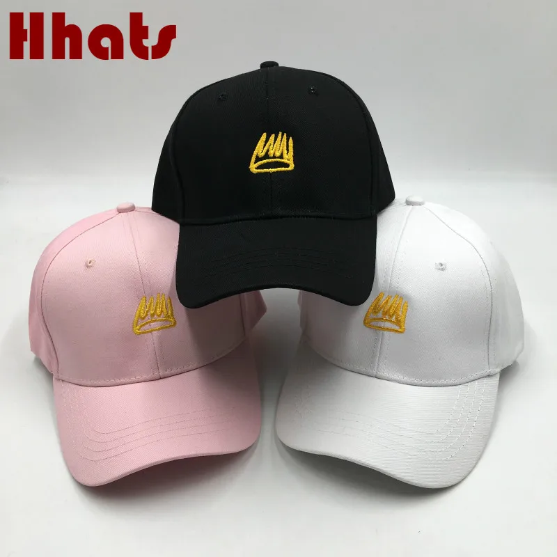 Бейсбольная кепка Born Sinner Crown с вышивкой Женская хлопковая в стиле хип хоп шляпа