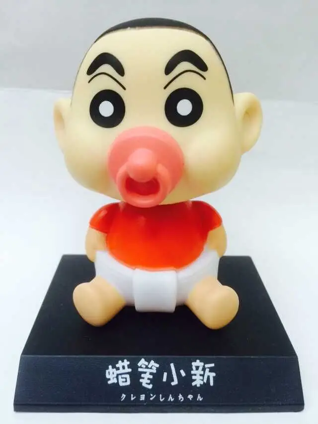 11 см Crayon Shin chan Wacky Wobbler дети фигурку модель игрушки куклы ПВХ мультфильмы аниме
