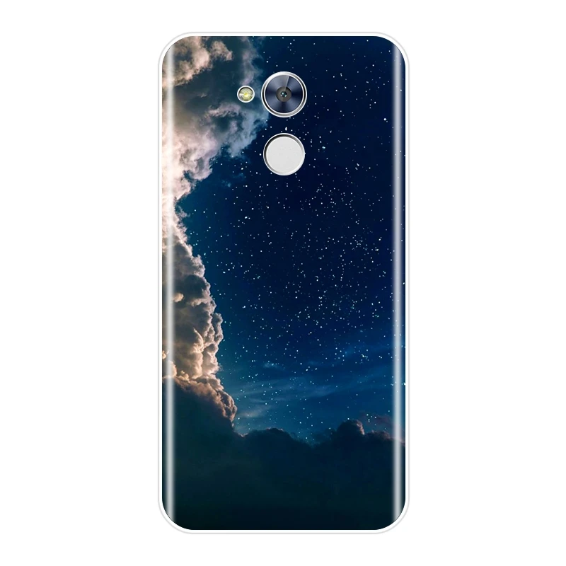 Задняя крышка из ТПУ для Huawei Honor 6A 4C 5C 6C Pro мягкий силиконовый чехол с облаком