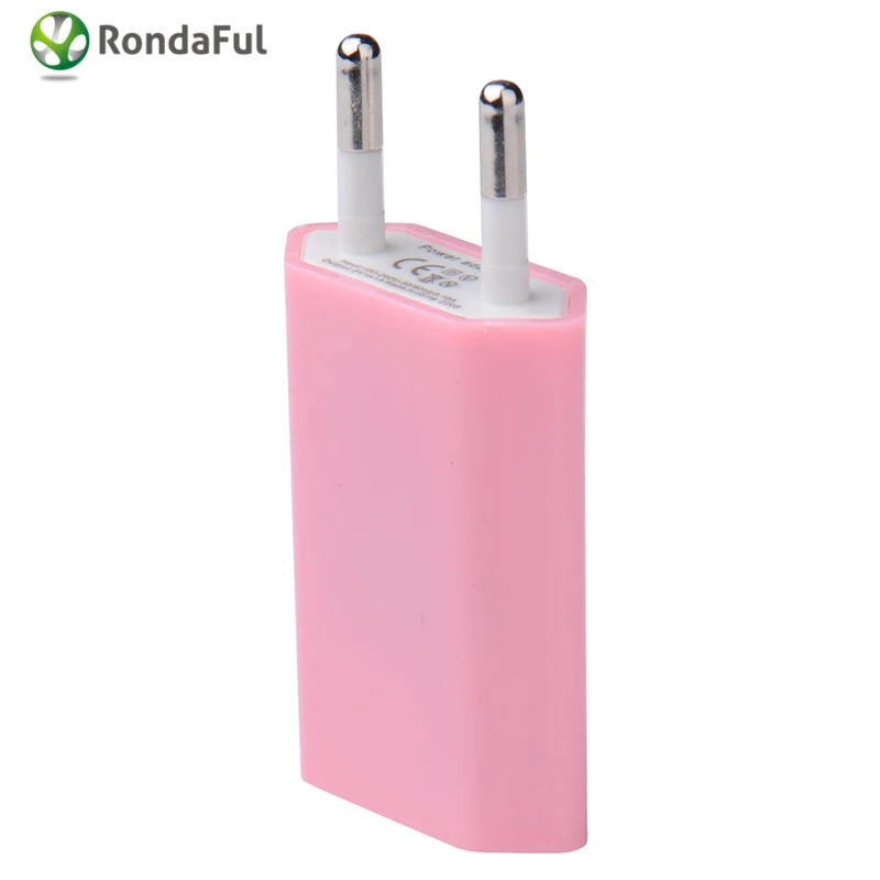 Лидер продаж штепсельная вилка европейского стандарта usb розетка 5 В 1 А настенное