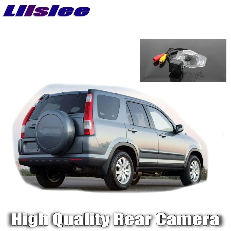 

Автомобильная камера Liislee для Honda, задняя камера заднего вида для CRV FRV HRV MRV Ultra HD, используется для вентиляторов | CCD + RCA