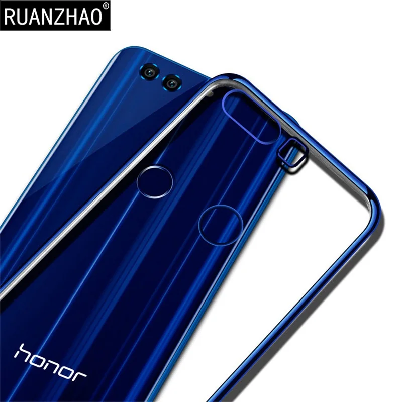 Мягкий чехол для Huawei P20 Pro с гальваническим покрытием из ТПУ P10 lite P Smart Mate 20 10 Honor 9 8X