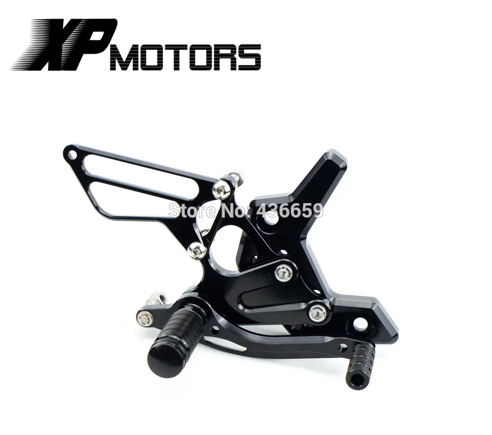 Черный гоночный ЧПУ комплект для управления ногами регулируемые колышки задние