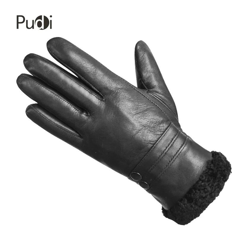 PUDI GL841W женские перчатки из натуральной овечьей кожи зимние модные кожи|Женские