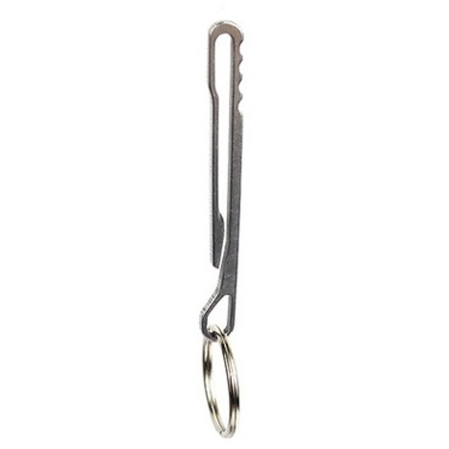 Outdoor Camping Equipment Stainless Steel Key Clip Money Backpack Buckle Charm Keychain Men Keyring Souvenir Gift J066 | Украшения и
