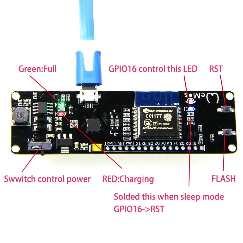 WeMos D1 Esp Wroom 02 материнская плата ESP8266 Mini WiFi Nodemcu модуль 18650 аккумулятор|battery 18650|batteries