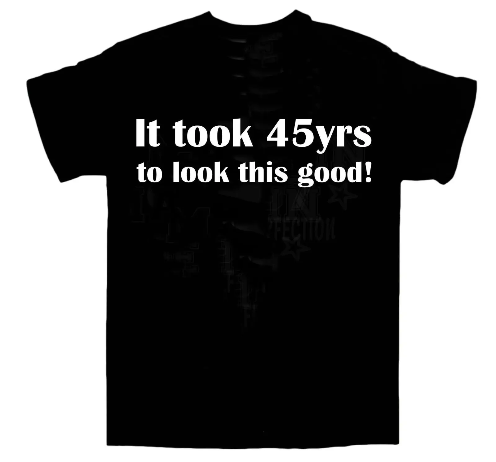 Подарочная футболка на день рождения 45 лет S/M/L/XL/XXL/отличный