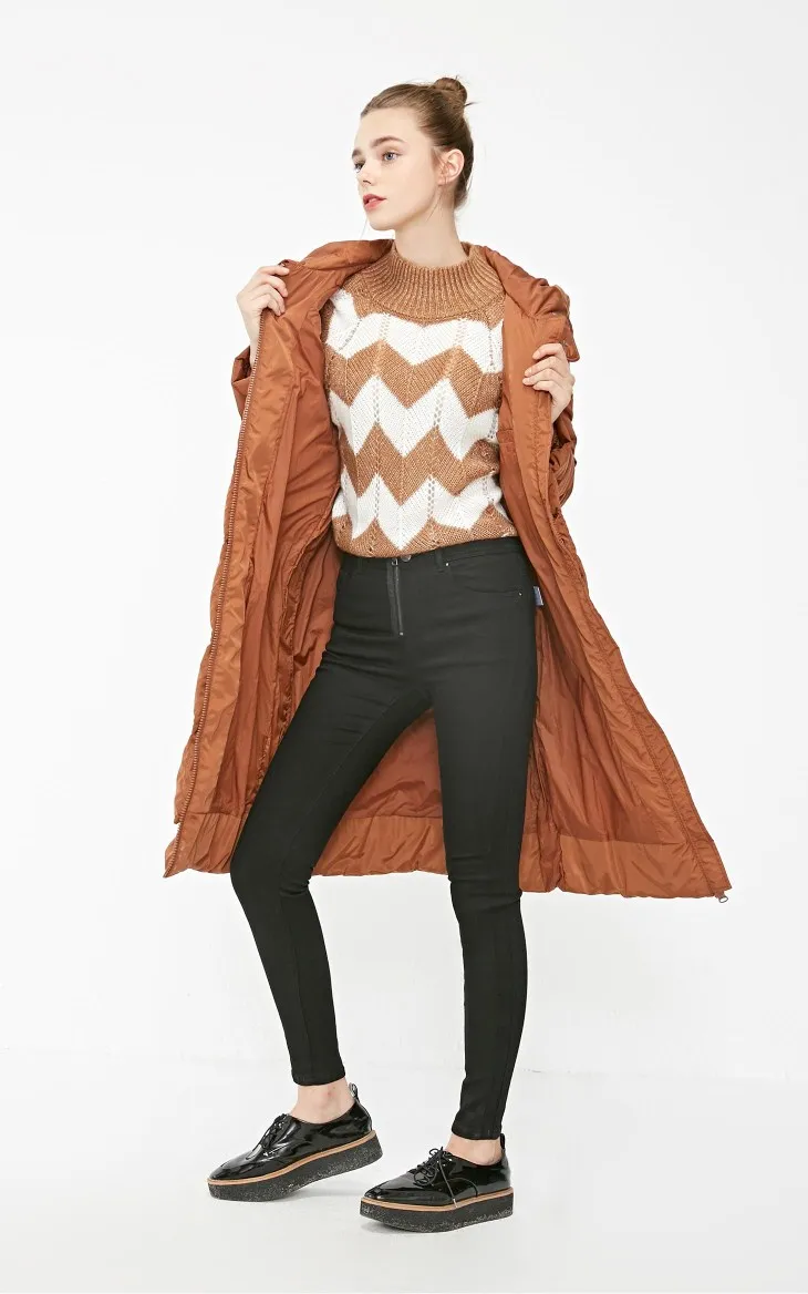 Vero Moda пуховик женский с капюшоном съемный рукав боковая молния плед длинный пуховик для женщин | 318312502