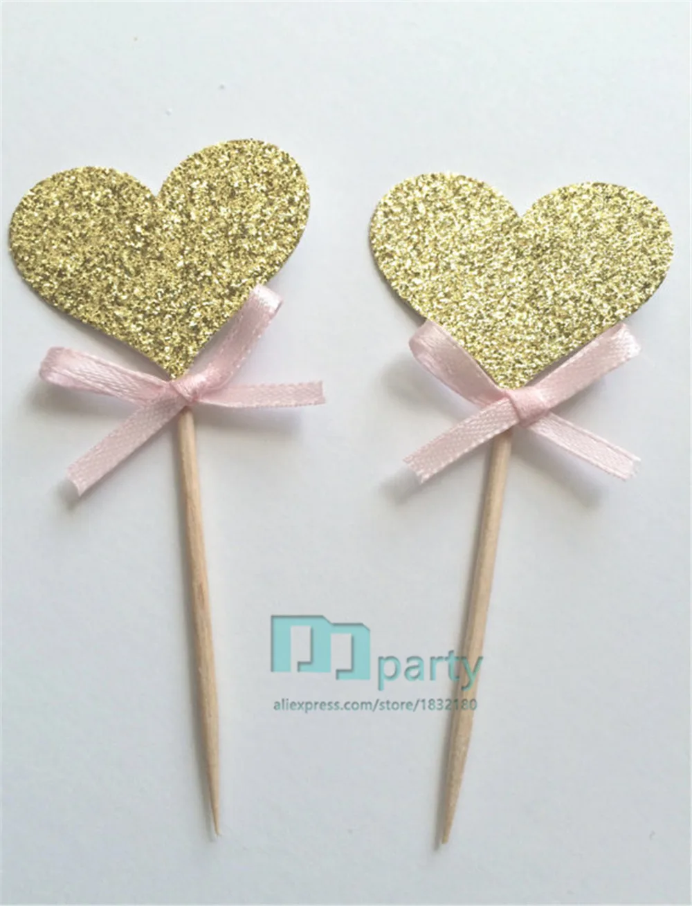 40 шт. необычные цветные блестящие топперы для торта Свадебная вечеринка простые