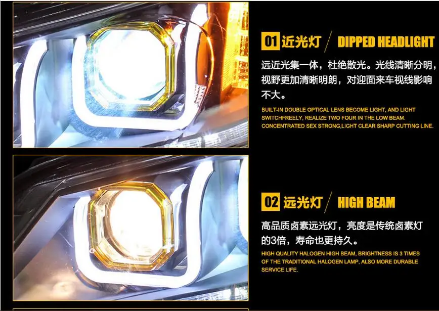 2 шт. Автомобиль Стайлинг для hid xenon 9th фара Accord фары Spirior fit 2016 год с головным светом