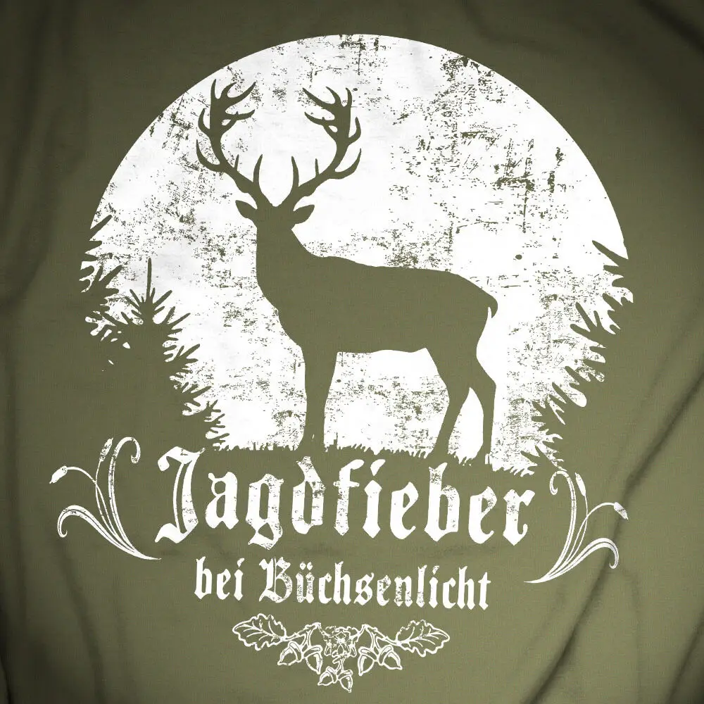 Охотничья футболка Jagdfieber Bei охотничий свет Latein Jagd Fun Revier Hirsch Geschenk Мужская 2019 новая
