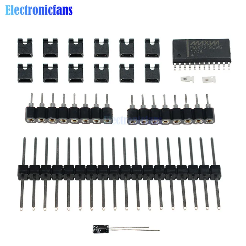 MAX7219 матричный модуль управления дисплеем SPI для Arduino DIY kit|Интегральные схемы| |