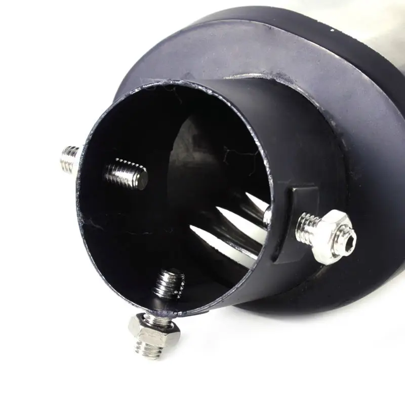 Автомобильный наконечник выхлопной трубы универсальный из нержавеющей стали Автомобильный задний круглый глушитель выхлопной трубы аксессуары для автомобиля