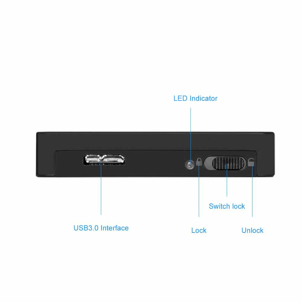 Yvonne HDD корпус SATA к USB 3 0 адаптер коробка HD жесткий диск Внешний для SSD диска 2 5/2 6/2 7/2 8