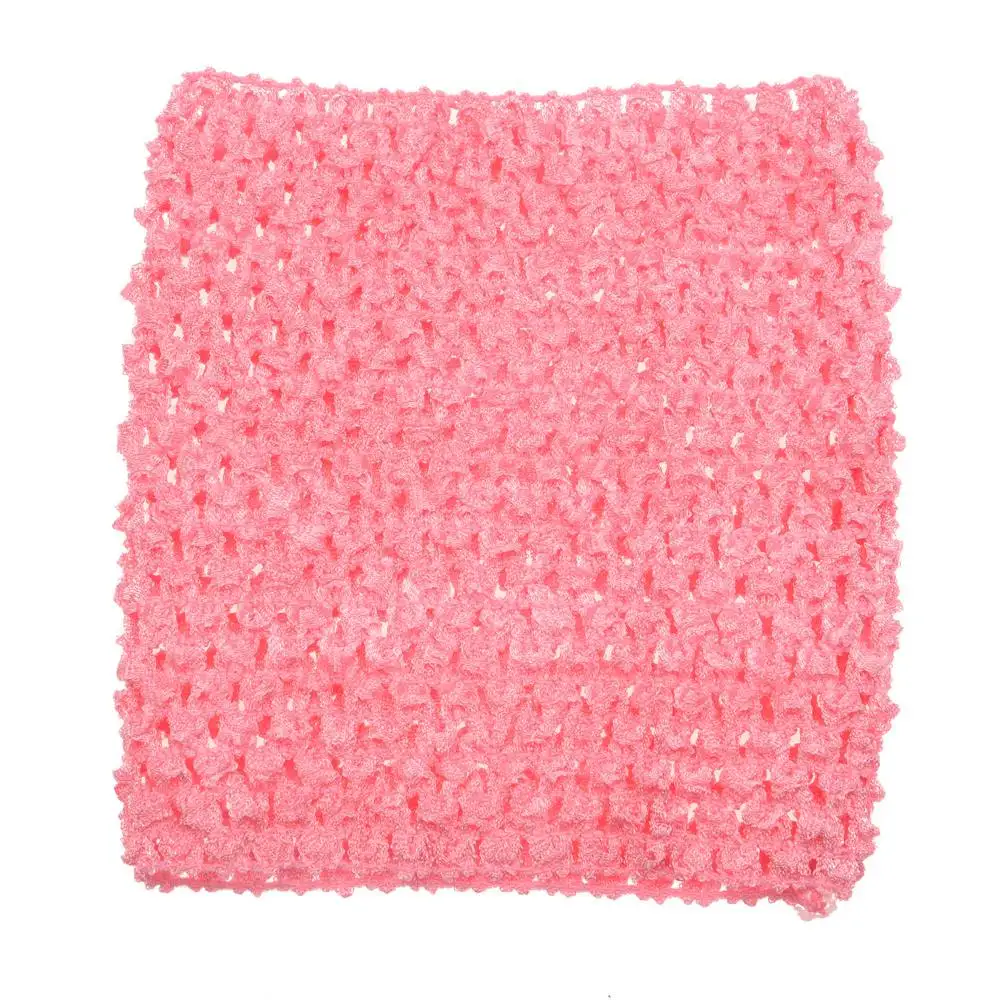 Pink 3 шт., 6 дюймов, вязанный крючком Топ без бретелек для мини-юбки, пачка, бутик, топы-трубы, эластичная грудь, обернутая одежда, аксессуары - Цвет: Pink