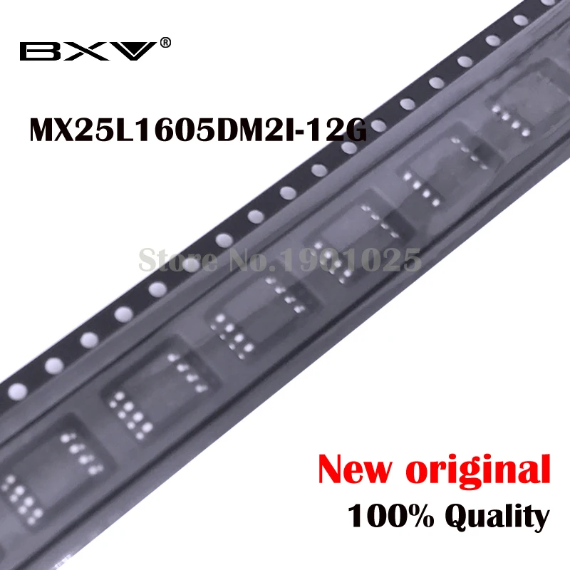 5 шт. MX25L1605DM2I-12G 25L1605DM2I-12G 25L1605DM2I MX25L1605D MX25L1605 25L1605D лапками углублением SOP-8