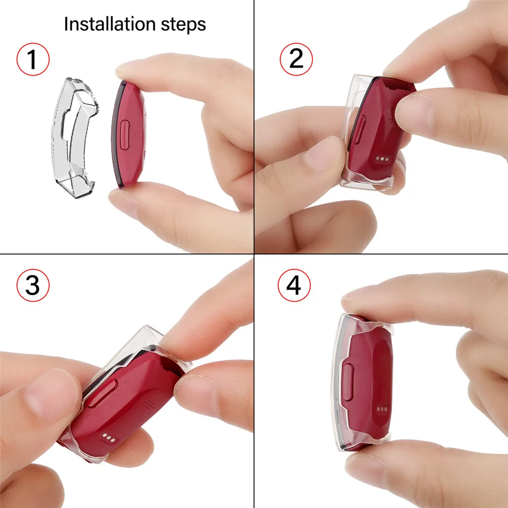 TPU Protective Case Shell Cover for Fitbit Inspire Smart Watch Replacement fitbit HR Accessories | Электроника