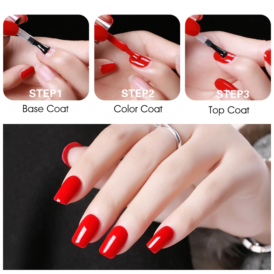 MORDDA верхнее и Базовое покрытие УФ светодиодный Гель-лак для ногтей Soak Off праймер