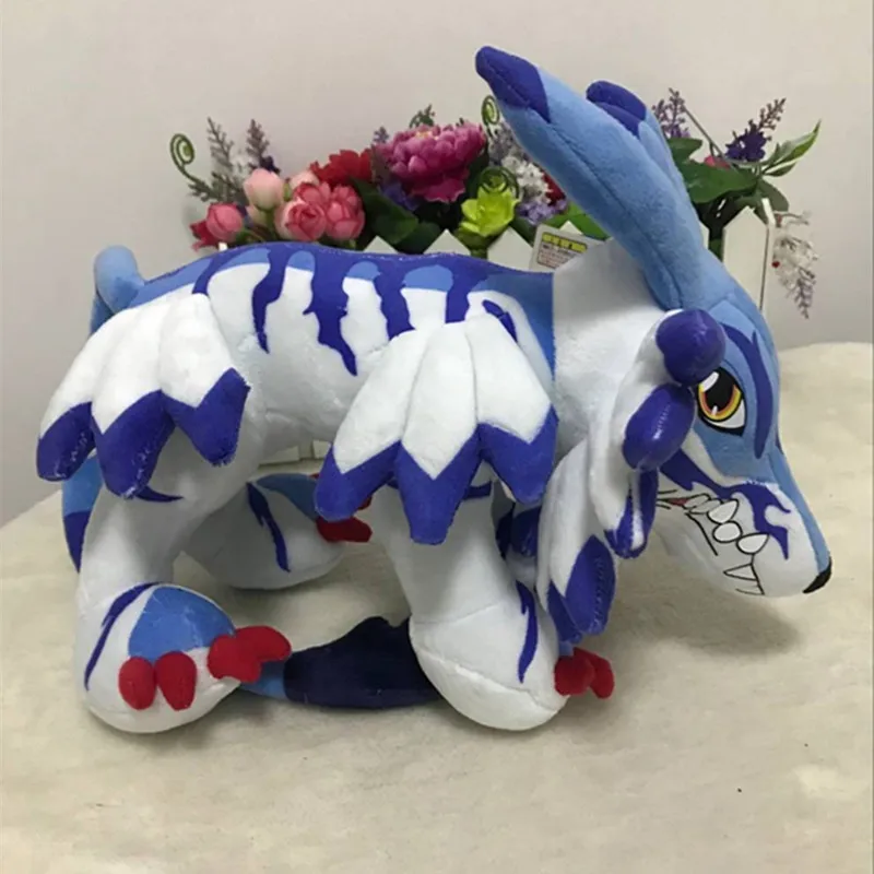 Аниме игрушки Digimon фигурка игрушка Garurumon плюшевая мягкие кукла подарок на день