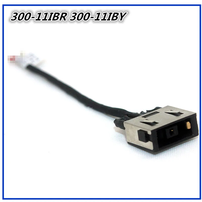 Новый ноутбук DC Power Jack зарядный порт для кабеля Lenovo Yoga 300 11IBR 11IBY 80M0|laptop dc power jack|power