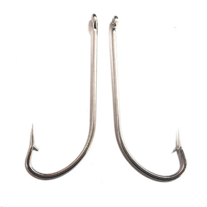 5pieces/lot bass fishhooks carp fishing hooks barbed hook steel size 3/0 to 10/0 | Спорт и развлечения